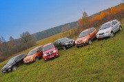 Chevrolet Captiva; Dodge Nitro; Kia Sorento; Land Rover Freelander; Mazda CX-7; Mitsubishi Outlander XL: 6x4x4