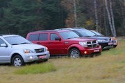 Chevrolet Captiva; Dodge Nitro; Kia Sorento; Land Rover Freelander; Mazda CX-7; Mitsubishi Outlander XL: 6x4x4